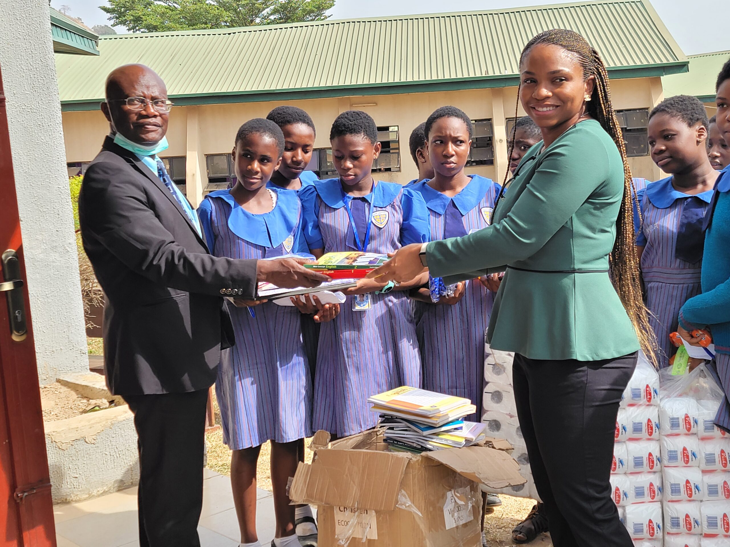 Educational Outreach in Anglican Girls Grammar School, Apo, Abuja.